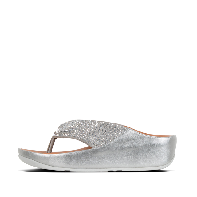Women's Twiss Crystal Textile Toe-Posts | FitFlop US