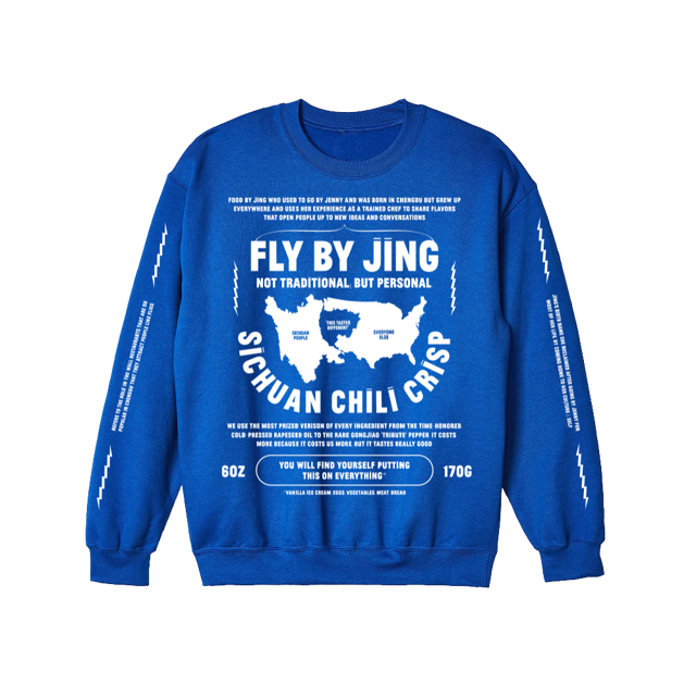 Fly By Jing Blue Sweatshirt