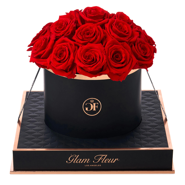 Noir Round Light Red