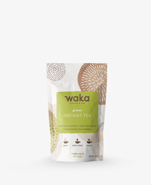 Unflavored Green Instant Tea Travel Size/Sample Packet (20 Servings)