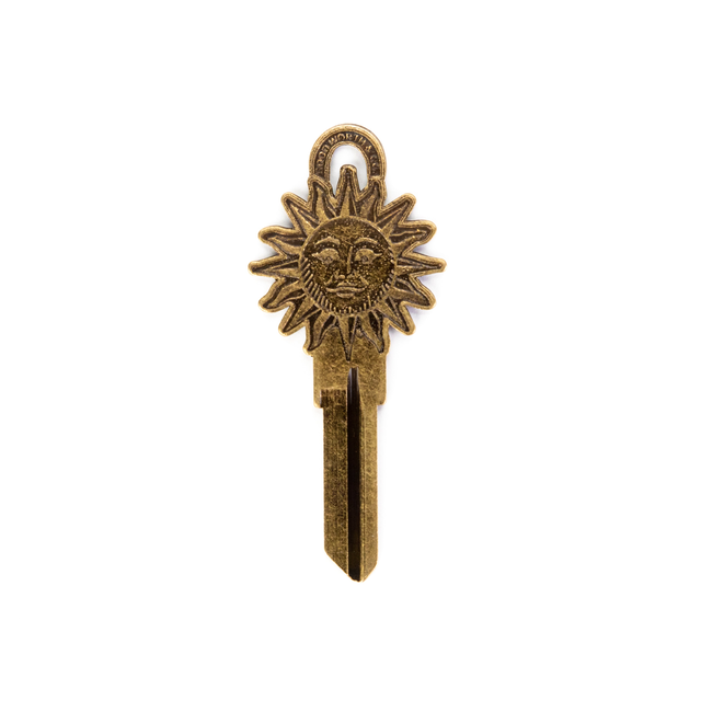 Good Morning Sun Key - Antique Brass