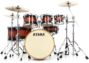 Tama Superstar Classic CL72S 7-piece Shell Pack with Snare Drum - Mahogany Burst Lacquer