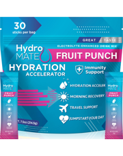HydroMATE Electrolytes Fruit Punch Powder