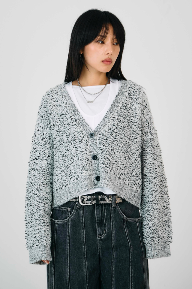 Rodeo Boucle Knit Cardigan