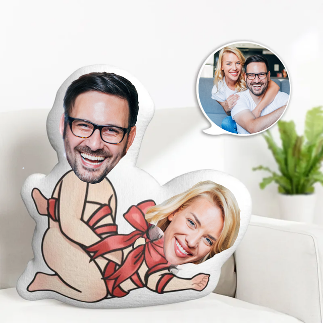 Custom Couple Pillow Valentine's Day Gifts Face Pillow You Are My Gift