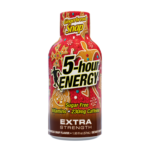 Gingerbread Snap Flavor Extra Strength 5-hour ENERGY Shots