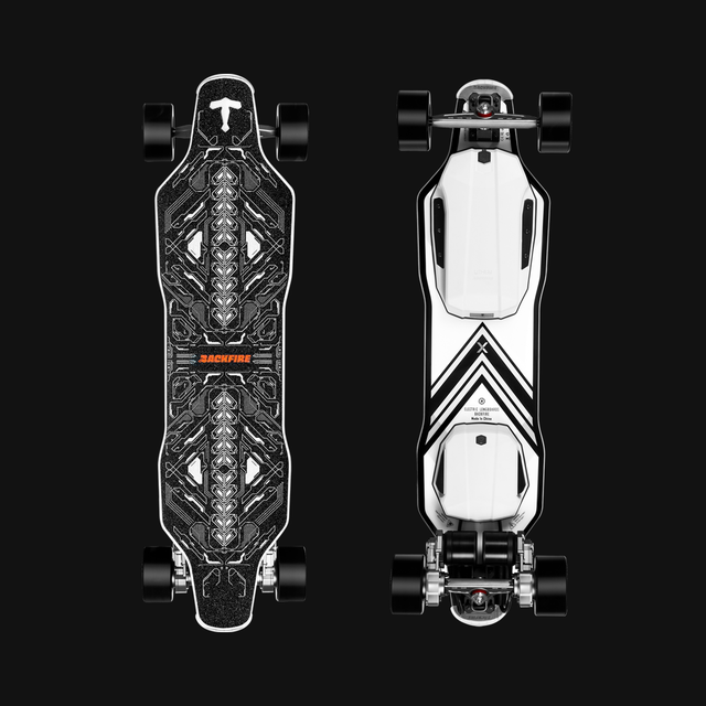 Backfire Zealot X2 Gear Drive Electric Skateboard with Major V3 Remote
