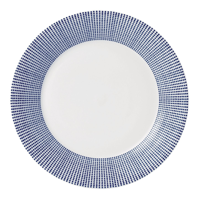 Blue Dots Salad Plate
