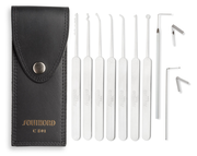 Nine Piece Slim Line Lock Pick Set - C801