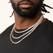 Diamond CZ Tennis Chain 4MM