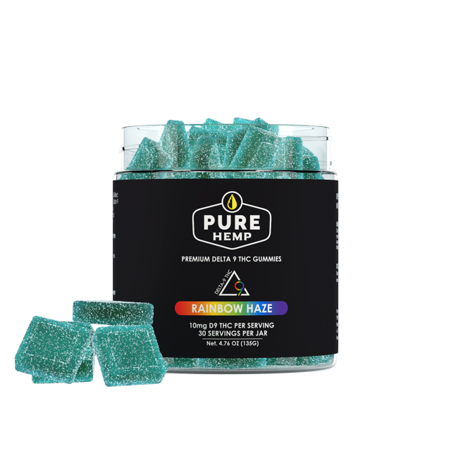 Rainbow Haze Delta 9 THC Gummies