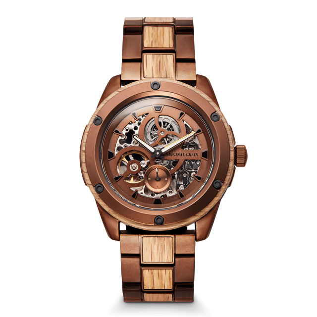 Whiskey Espresso Rugged Automatic 44mm