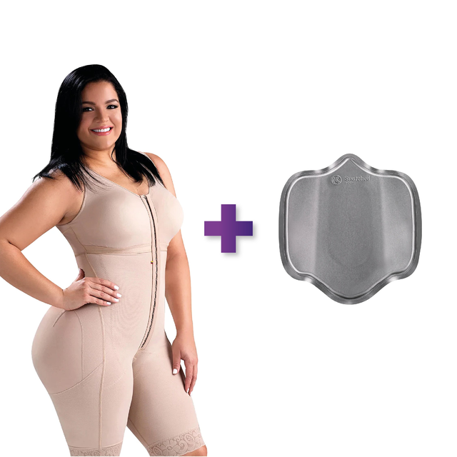 BBL & Lipo | Stage 1 Faja Colombiana Post Surgery| With Bra + Ab Board Max