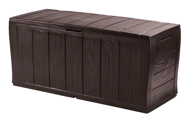 ארגז אחסון שרווד 270 ליטר - חום