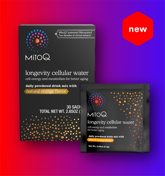 MitoQ longevity cellular water