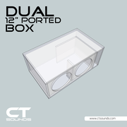 Dual 12 Inch Ported Subwoofer Box Design