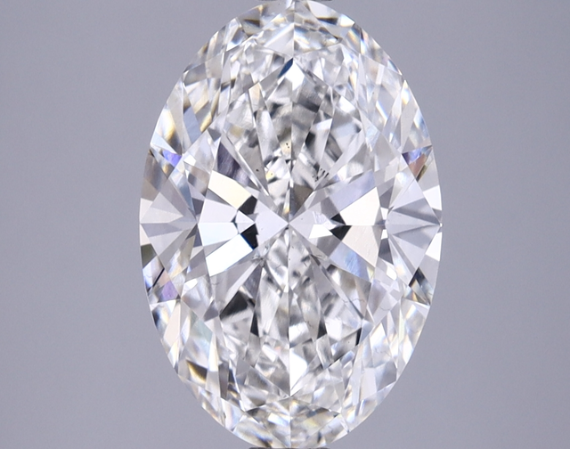 3.00 Carat Oval Shaped Excellent Cut F-VS2 IGI Certified Lab Grown Diamond
