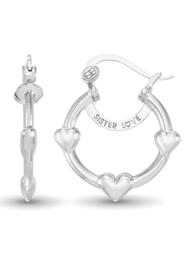 Sister Love Love Crush Hoop Earrings - Petite