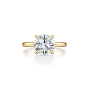 Audrey Round Brilliant Solitaire Lab Diamond Engagement Ring