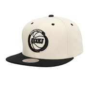 Men's Houston Rockets Mitchell & Ness HWC Cream Adjustable Cap