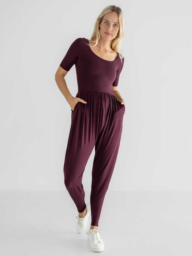 Sleeved Bōdhi Jumper, Burgundy