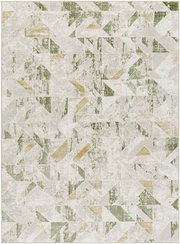 Adrion Modern Moss/Ivory Area Rug