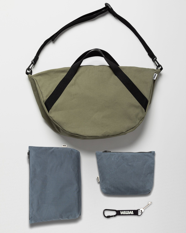 Duffle Bag Travel Set - Khaki Green