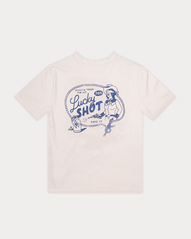 Lucky Shot T-Shirt - Bone