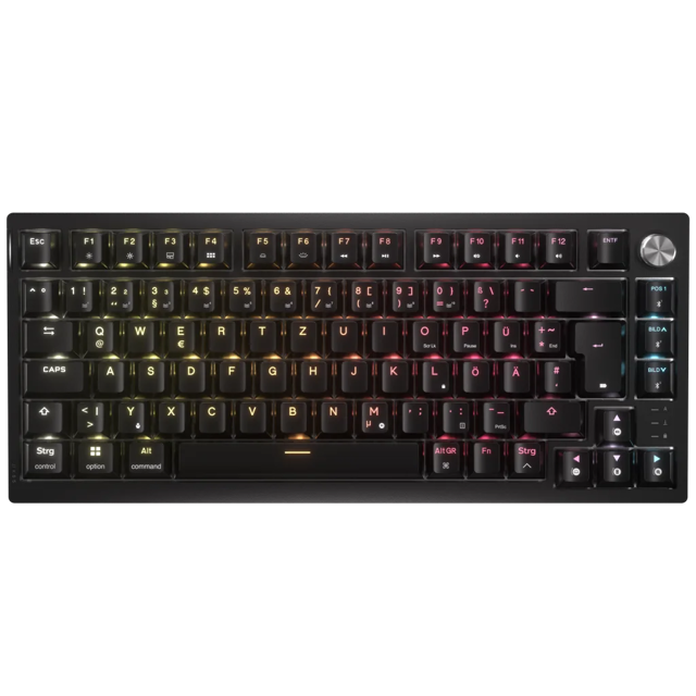 Clavier gaming mécanique RGB 75 % K65 PLUS WIRELESS TACTILE (DE)
