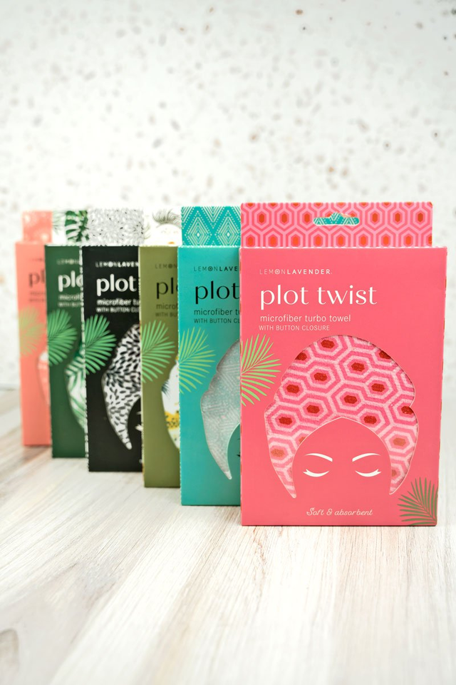 One Plot Twist Microfiber Turbo Towel - SHIPS ASSORTED