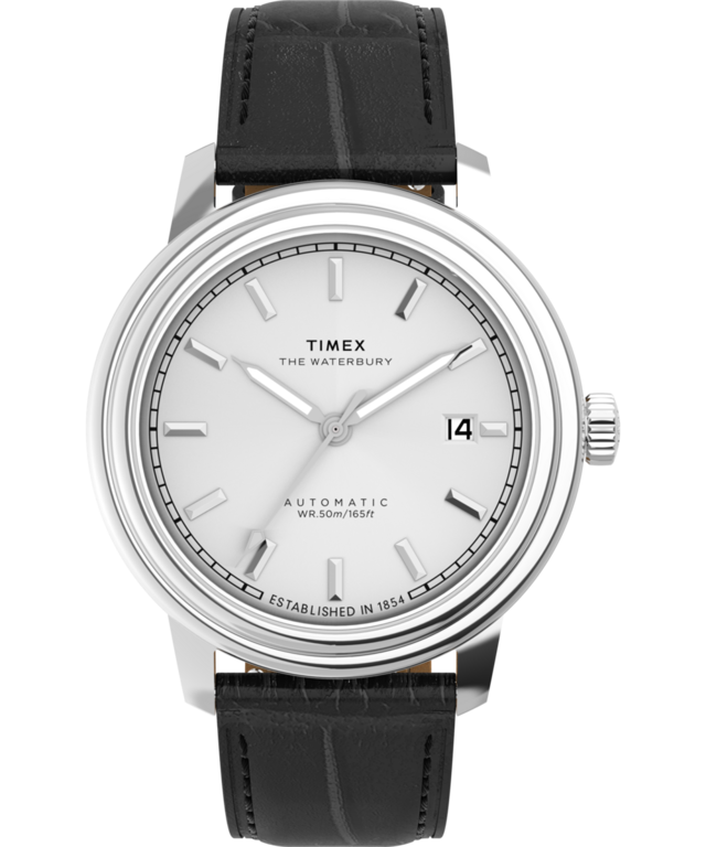 Waterbury Metropolitan Automatic 41mm Leather Strap Watch