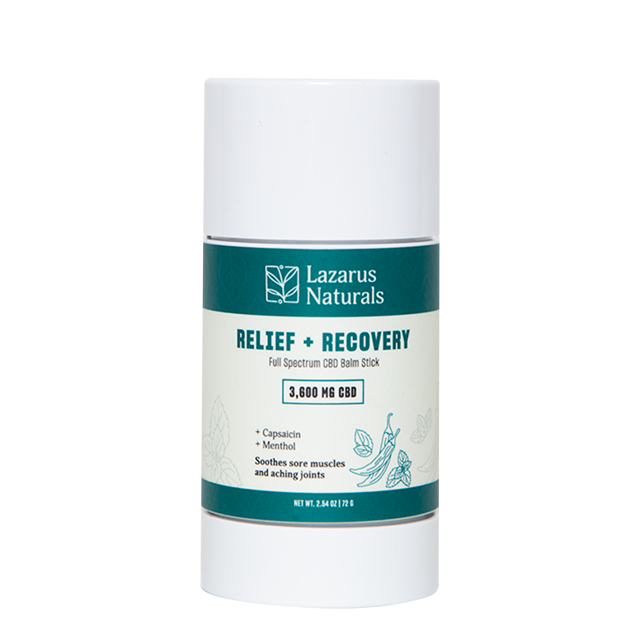 CBD BALM STICK, RELIEF + RECOVERY