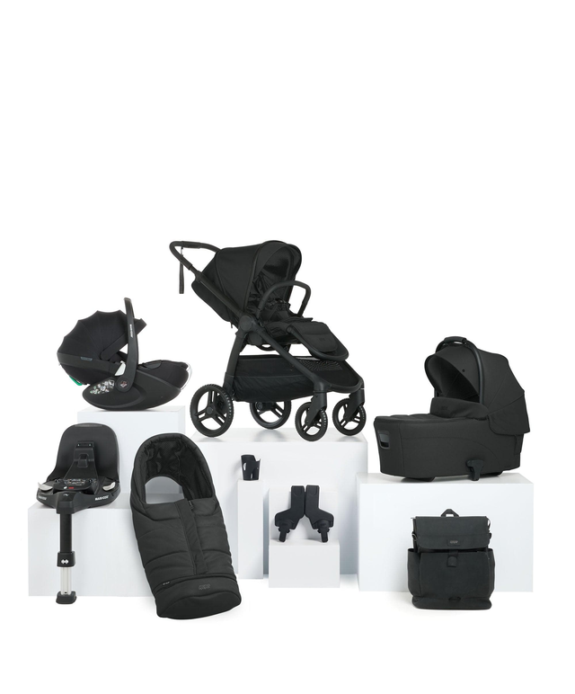 Ocarro 2 Pushchair Bundle With Maxi-Cosi Pebble 360 Pro² Car Seat & Base (8 Pieces) - Eclipse
