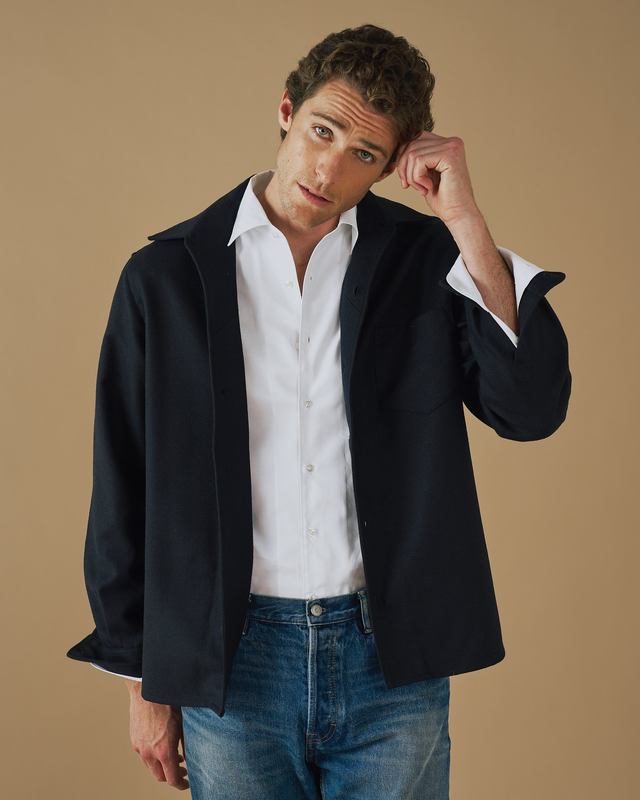 Twill Compact Wool Panama Winter - W15IQ - Midnight Blue