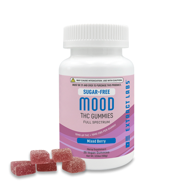Extract Labs Sugar-Free Delta 9 Gummies | Mixed Berry