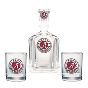University of Alabama Container with 2 Glasses