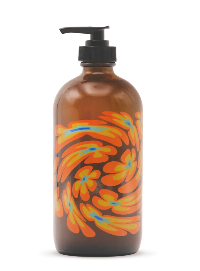 Mind and Body Wash Refillable Glass