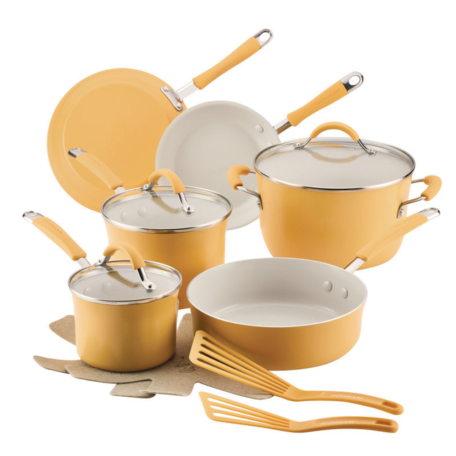 13-Piece Cucina Ceramic Nonstick Cookware Set