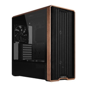 Lian Li LANCOOL 217 Black Wood Panel Tempered Glass Mid Tower PC Gaming Case