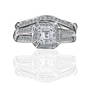 1CT Diamond Veneer Cubic Zirconia Ring. 635R71637
