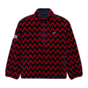 Men's Solid Reversible Sherpa Half Zip Navy