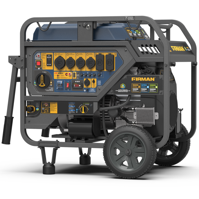 TRI FUEL PORTABLE GENERATOR 15000W ELECTRIC START 120/240V WITH CO ALERT