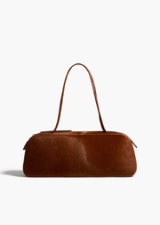 Simona Shoulder Bag in Rust Haircalf