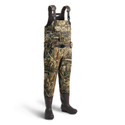 Seeker Camo Hunting Waders for Waterfowl Hunting | Hunting Bibs Insulated Waterproof Chest Neoprene Waders Bootfoot