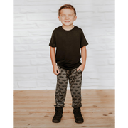 Print Lightweight Joggers in Stone Spiders