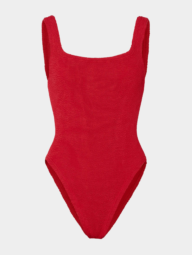 Square Neck Swim - Red