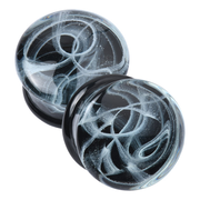 White Vapor Glass Plugs