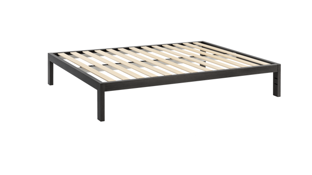 The Frame Black Brushed - Steel Bed Frame