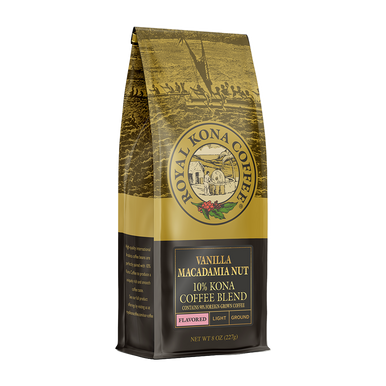 Vanilla Macadamia 10% Kona Blend Coffee