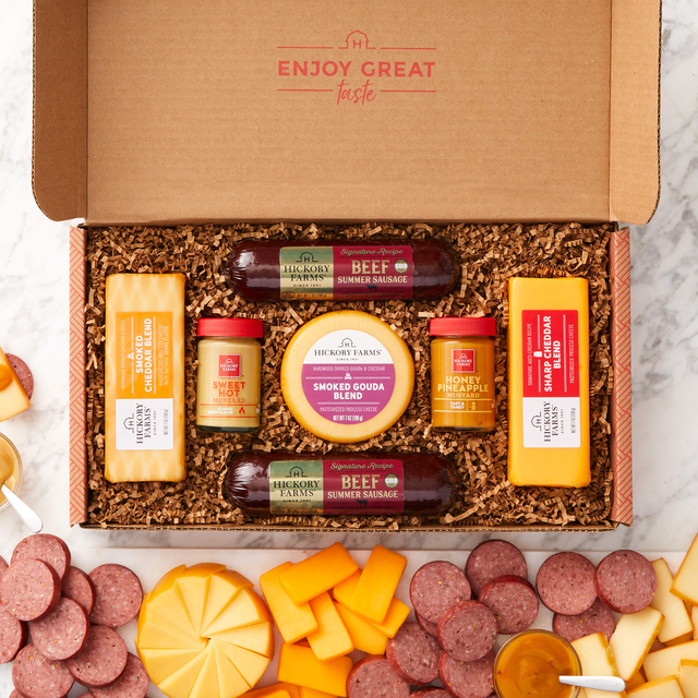 Summer Sausage & Cheese Gift Box - 54.99 USD | Hickory Farms